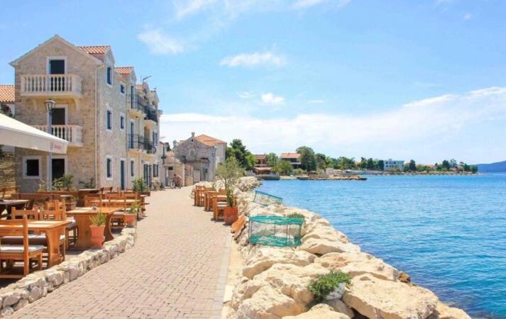 Luxury Apartment Arta-2 With Heated Pool And Jacuzzi Bibinje Exterior foto